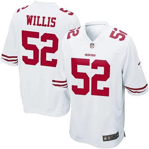 Men San Francisco 49ers #52 Patrick Willis Nike White Retired Player NFL Jersey->san francisco 49ers->NFL Jersey